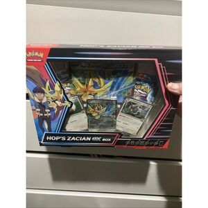 Pokémon Scarlet and Violet TCG Hop's Zacian‎ Ex Box BRAND NEW SEALED In Hand